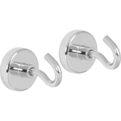   Strend Pro Mágnes, extra erős, akasztóval, 32 mm, max. 28 kg, csomag. 2 db