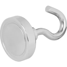   Strend Pro Mágnes, extra erős, akasztóval, 32 mm, max. 28 kg, csomag. 2 db