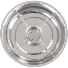   Strend Pro tál csavarokhoz, mágneses, 4 rekeszes, rozsdamentes acél, 148x25 mm