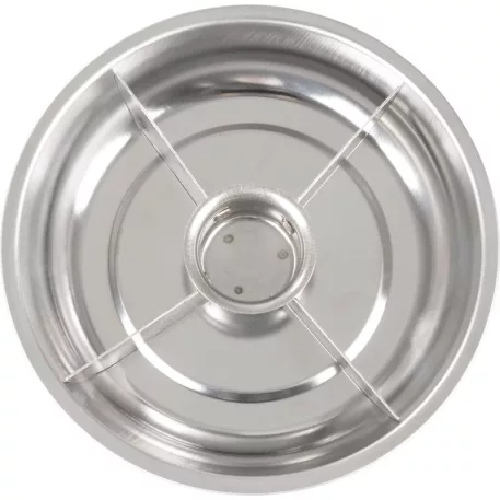 Strend Pro tál csavarokhoz, mágneses, 4 rekeszes, rozsdamentes acél, 148x25 mm