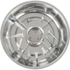 Strend Pro tál csavarokhoz, mágneses, 4 rekeszes, rozsdamentes acél, 148x25 mm