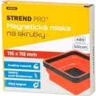 Strend Pro mágneses tál csavarokhoz, összecsukható, szilikon, 115x115 mm