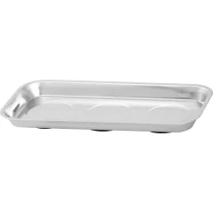   Strend Pro mágneses tál csavarokhoz, mágneses, rozsdamentes acél, 160x360 mm