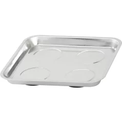   Strend Pro mágneses tál csavarokhoz, rozsdamentes acél, 270x292 mm