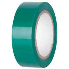 E130Grn Szalag, Zöld, Szigetelő, 19 mm, L-10 m, PVC
