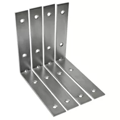 Derékszög T0282 125x22x2,5, (4db/csomag) sarki, acél