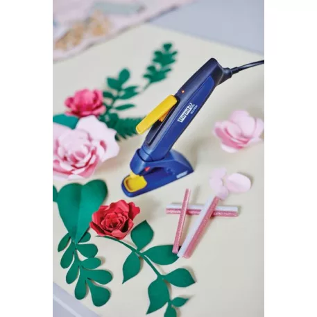 RAPID EG PEN Ragasztó pisztoly/toll, díszítéshez.  Állvánnyal,  7 mm-es olvadékpálcákhoz