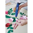 RAPID EG PEN Ragasztó pisztoly/toll, díszítéshez.  Állvánnyal,  7 mm-es olvadékpálcákhoz