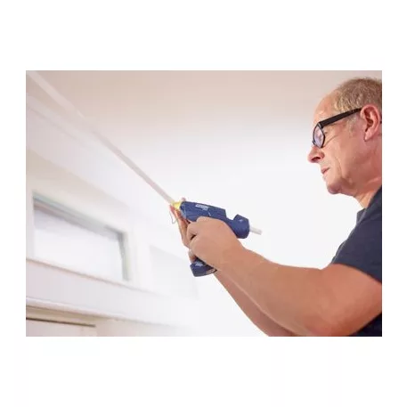 RAPID CG270 Ragasztó pisztoly, 10 db pálca, tok, vezeték nélküli mód, 12 mm-es olvadékpálcákhoz