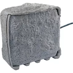   Aljzat Strend Pro, vízálló, kerti, kő utánzat, IP44, szekrény, 4x aljzat, 3 m kábel