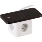 Kábel Strend Pro, hosszabbító, kocka alakú, USB-C + A, vezeték nélküli töltés, 1,4 m, Wireless