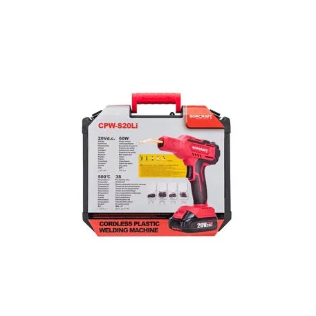 Hegesztőpisztoly Worcraft CPW-S20LiM, ShareSYS, 60 W, műanyaghoz, tartozékokkal