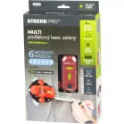 Strend Pro vonallézer 2 az 1 ben, SMD-RM20UG-Li, Zöld, USB töltéssel
