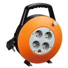 Sp+ Cr040 Elosztó, 4 Fiók, L-7,5 m, Hosszabbító, dob