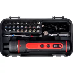 Strend Pro 3,6 V-os csavarhúzó, újratölthető, tokban