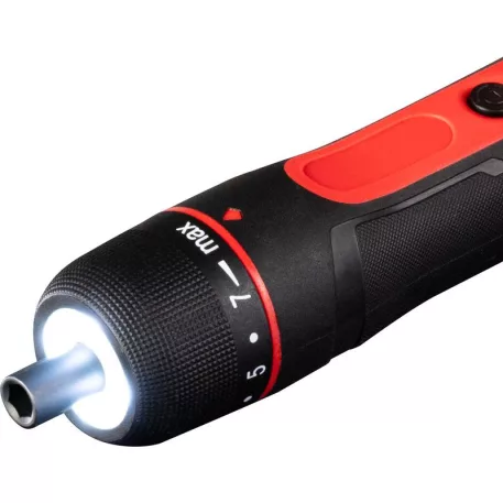 Strend Pro 3,6 V-os csavarhúzó, újratölthető, tokban