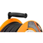 Sp+ Cr038 Elosztó, 4 Aljzat, L-20 m, IP44, Gumi, Hosszabbító, dob