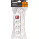 Elosztó Dg-F803Bk 3 m, 3 Aljzat + Kapcsoló