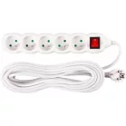 Dg-F805Bk Hálózati Hosszabbitó, Kábel 10 m, 5 Fiók + Kapcsoló