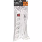 Dg-F805Bk Hálózati Hosszabbitó, Kábel 10 m, 5 Fiók + Kapcsoló