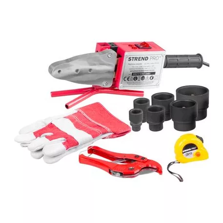 Csőhegesztő Strend Pro Ppr 63B, 1500W, 20-63 mm, Csövekre, 14 Darabos