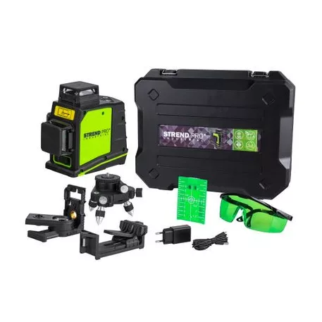 Strend Pro Industrial Gf360G Lézeres Szintező 3D, Zöld