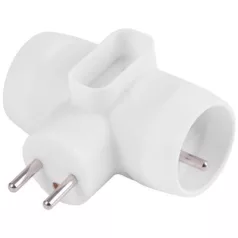   Elosztó Fehér Strend Pro, 230 V, IP20, Max. 3680 W, 1x6A, 2x16A