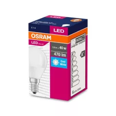   Égő Osram LED Fr 040 (Ean7911) Non-Dim, 5,7W/840 E14 4000K Value Classic P