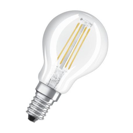 Égő Osram LED Fil 040 (Ean8720) Non-Dim, 4W/827 E14 2700K Value Classic P