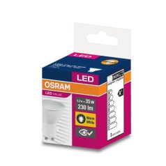   Égő Osram LED Gu10 35 (Ean8944) 120° 3,2W/2700K Value Par16
