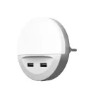 LEDVANCE LUNETTA® USB lámpa, LED, újratölthető, 2x USB töltőport, 3lm, 3000K, feszültségérzékelő