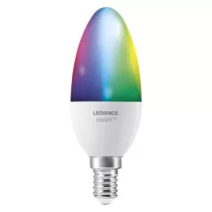  Égő LEDVANCE® SMART+ WIFI 040 (ean5556) dim - szabályozható, színváltoztatható, 5W, E14, CLASSIC B