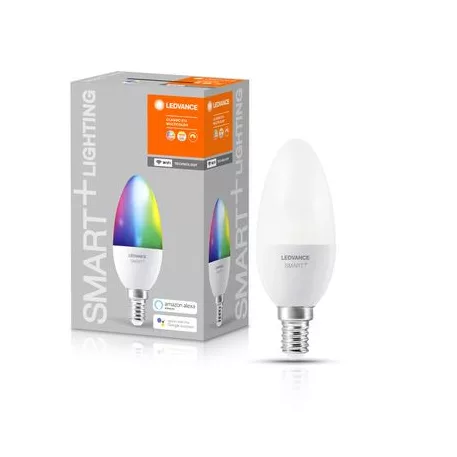 Égő LEDVANCE® SMART+ WIFI 040 (ean5556) dim - szabályozható, színváltoztatható, 5W, E14, CLASSIC B