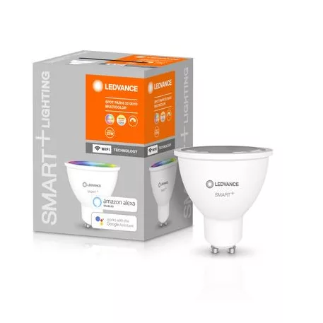 Égő LEDVANCE® SMART+ WIFI 050 (ean5693) dim - dimmelhető, színes , GU10, PAR16