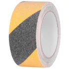 Strend Pro, ragasztószalag, extra tartós, fekete-sárga, 50 mm x 5 m