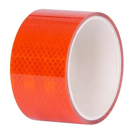 Strend Pro fényvisszaverő szalag, öntapadó, narancssárga, 50 mm x 2 m