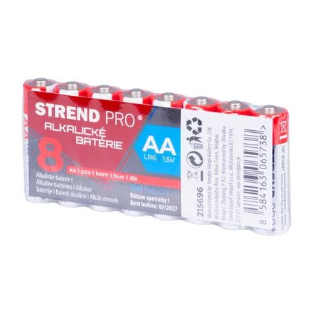 Strend Pro elem, LR6,  AA alkáli elem 8db/csomag