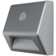   LEDVANCE NIGHTLUX® Stair Silver lámpa, mozgásérzékelővel, 3xAAA, 84x28x73 mm