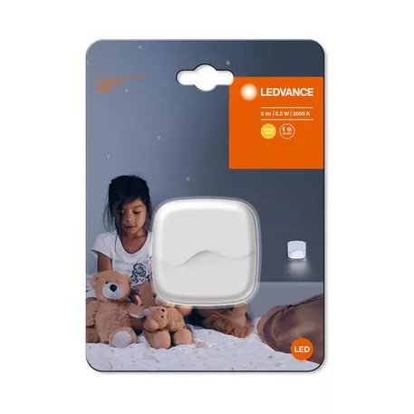 LEDVANCE LUNETTA® Wave White LED lámpa, 60x55x60 mm méretű, konnektorba dugható