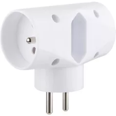 Aljzat Strend Pro, elosztó, fehér, 2x 16 A + 1x 2,5 A