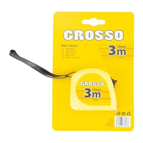 Mérőszalag 3 m Crosso