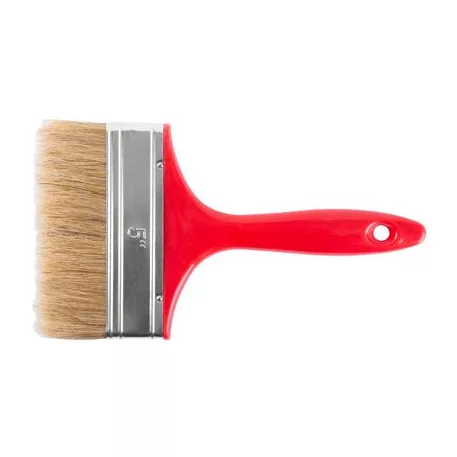 Brisk ecset 5.0 ", Flat, Red.hand
