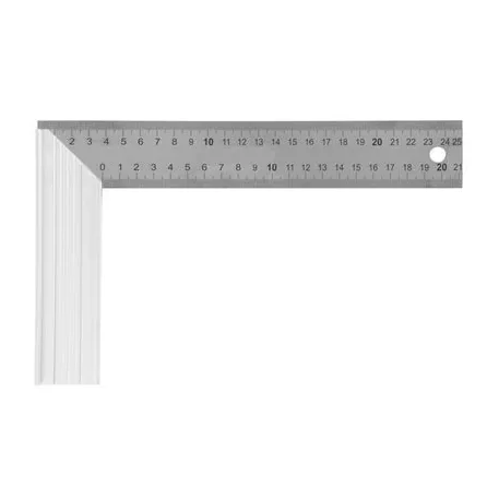DY-5007-1 derékszög 250 mm, Alu
