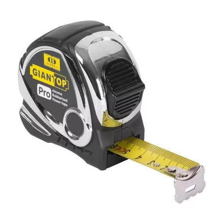 Giant Cr-G44 Mérőszalag, 5 m, 19 mm, Króm /Nejlon