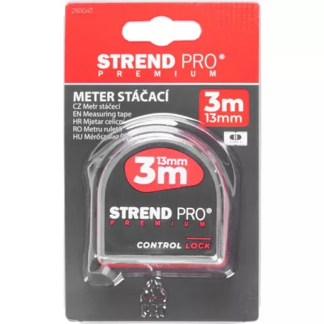 Mérőszalag Strend Pro Premium PW3013, 3 m, 13 mm