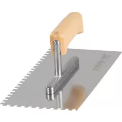   Simító Strend Pro Premium, fanyél, 270 x 130 mm, 6 mm, rozsdamentes acél