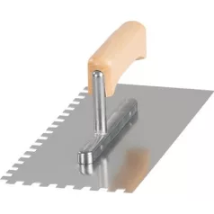   Simító Strend Pro Premium, fanyél, 270 x 130 mm, 8 mm, rozsdamentes acél