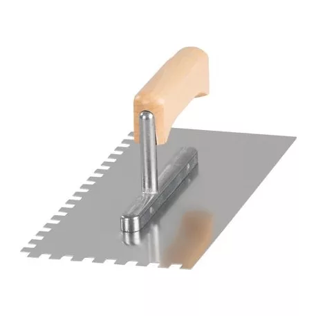 Simító Strend Pro Premium, fanyél, 270 x 130 mm, 8 mm, rozsdamentes acél
