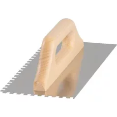   Simító Strend Pro Premium, fanyél, 270 x 130 mm, 6mm, 0,7 mm,  rozsdamentes acél