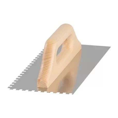Simító Strend Pro Premium, fanyél, 270 x 130 mm, 6mm, 0,7 mm,  rozsdamentes acél